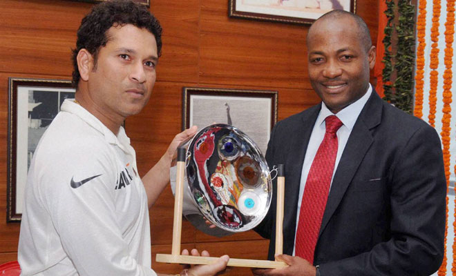 Brian Lara The greatest batsman 2 Lara With Sachin